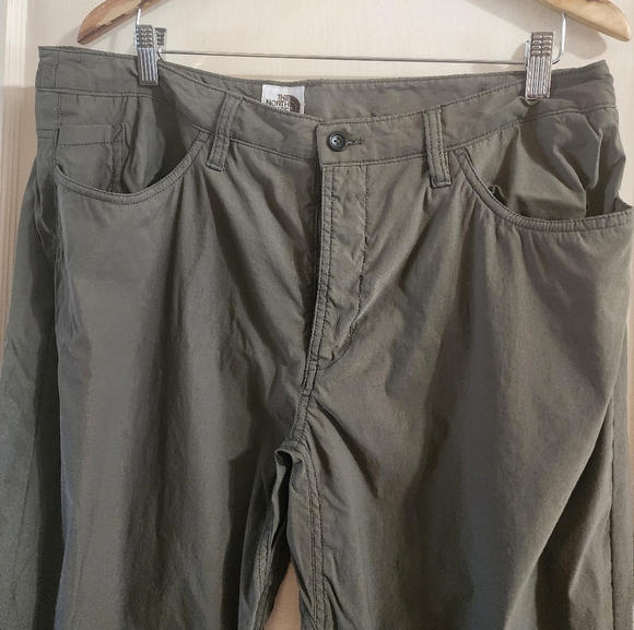 The North Face Men's Sprag Industrial Pants Size 36X29 Green Hiking Techwear - Picture 1 of 6